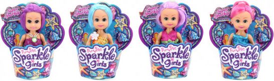 Mini mořská víla v kornoutku Sparkle Girlz - obrázek 1