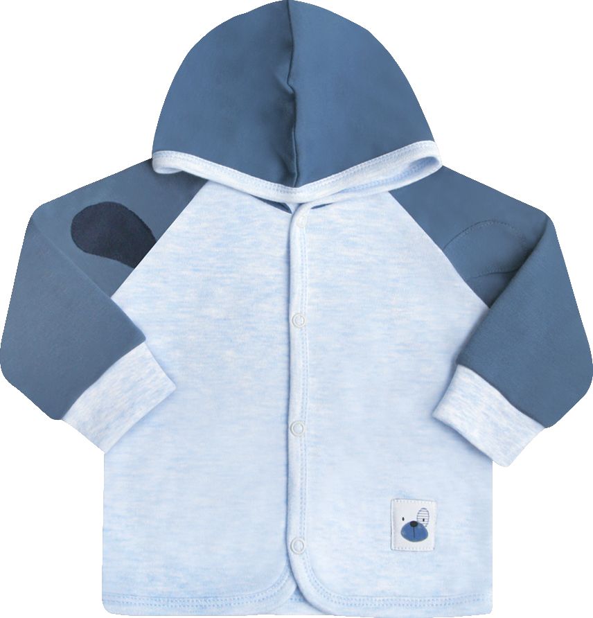 NINI Chlapecký kabátek s podšívkou, světle modrá, vel. 80 - obrázek 1