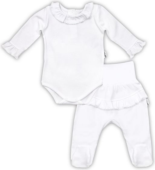 Nicol Soupravička NICOL ELEGANT BABY GIRL - body dl. rukáv a polodupačky 74 (6-9m) - obrázek 2