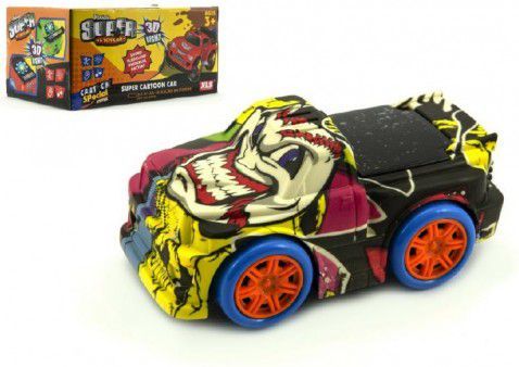 Teddies Auto narážecí plast 16cm na baterie se zvukem se světlem v krabičce - obrázek 1