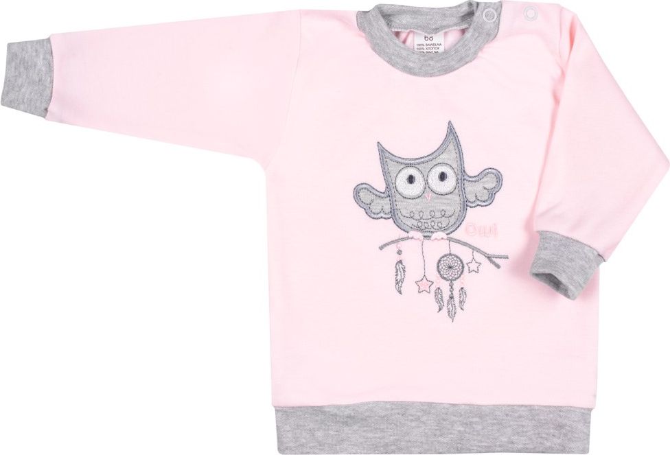 2-dílná kojenecká souprava New Baby Owl růžová 74 (6-9m) - obrázek 2