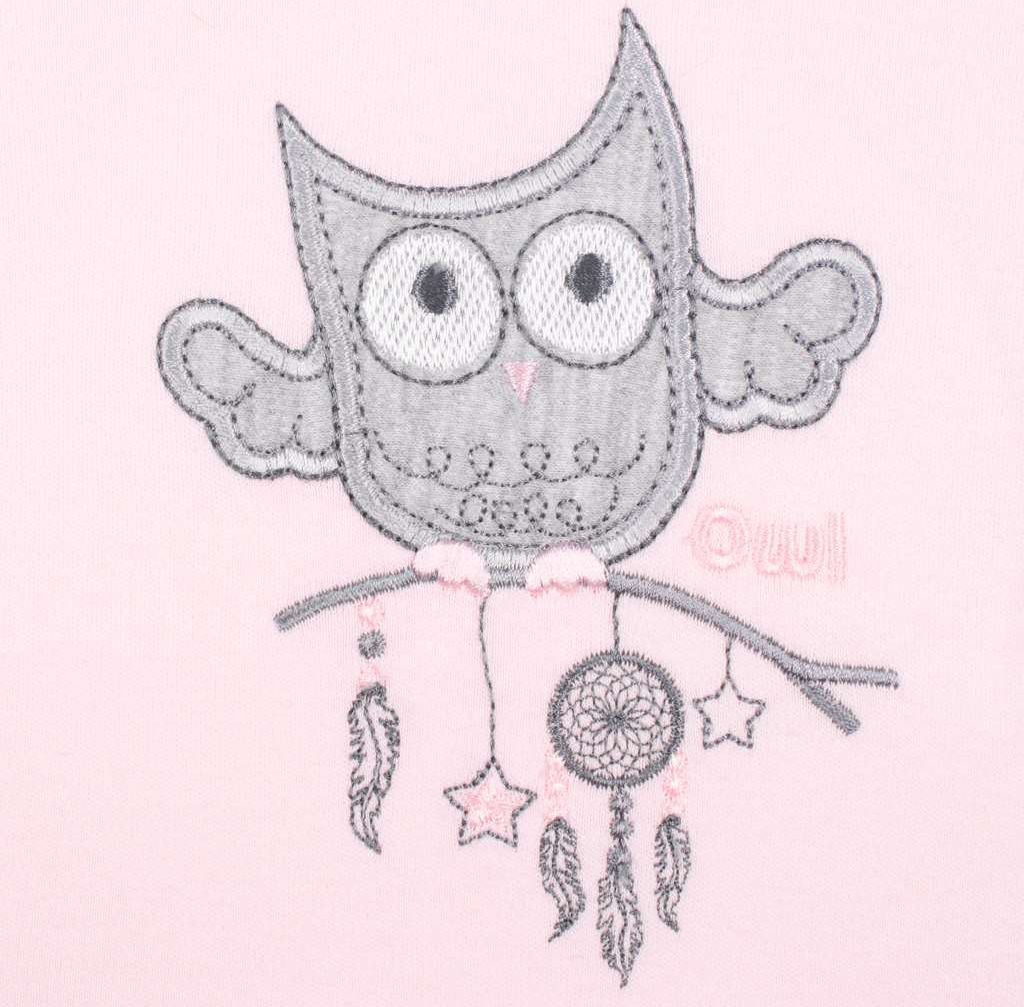 2-dílná kojenecká souprava New Baby Owl růžová 74 (6-9m) - obrázek 4