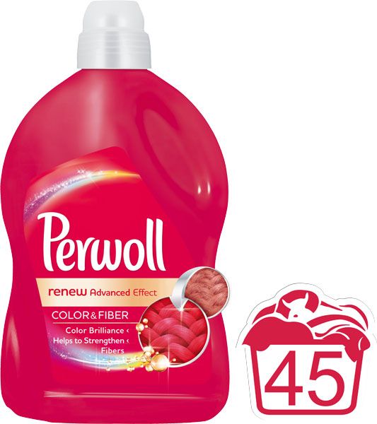 PERWOLL Renew Advanced Color 2,7 L (45 dávek) – prací gel - obrázek 1