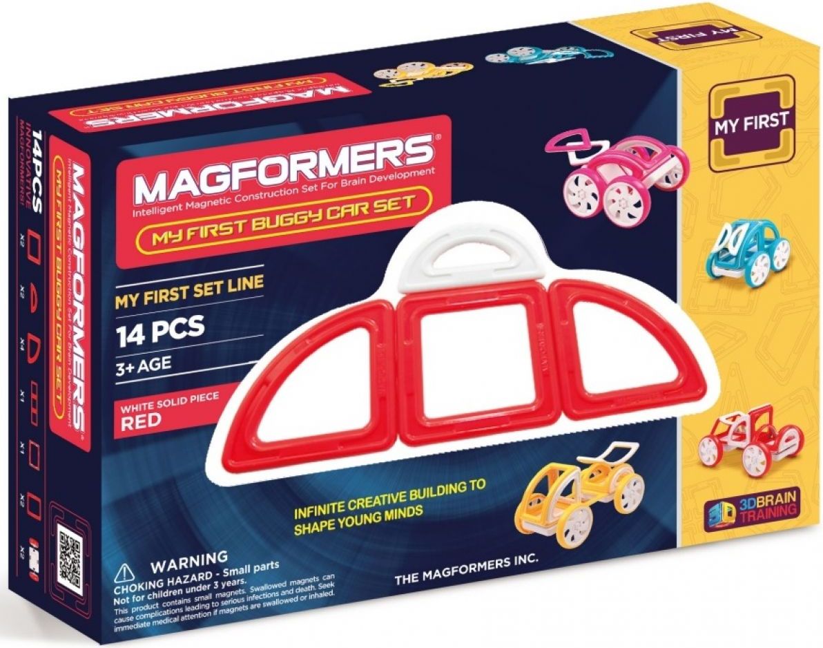 Magformers My first Buggy car červená 14ks - obrázek 1