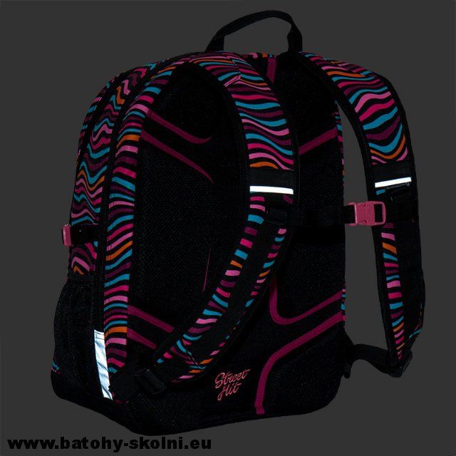 Studentský dívčí  batoh Topgal HIT 858 H Pink vlnky - Doprava Zdarma - obrázek 14