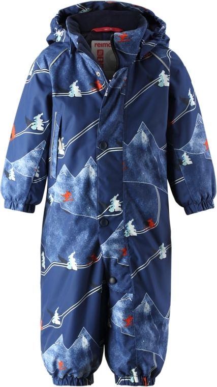 REIMA Dětský membránový overal Luosto - jeans blue 98 - obrázek 1