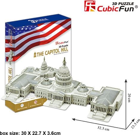 Puzzle CubicFun 3D - The Capitol Hill - obrázek 1