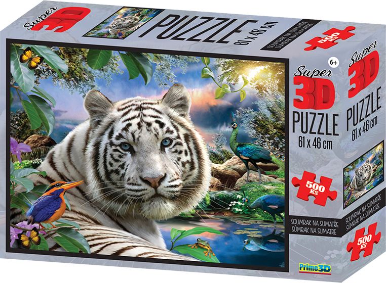 3D PUZZLE - Stmívání na Sumatře 500 ks - obrázek 1