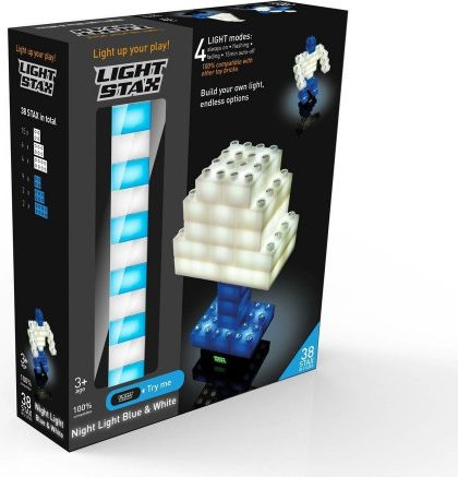 LIGHT STAX svítící stavebnice lamp sets - blue white - DUPLO® - kompatibilní - obrázek 1