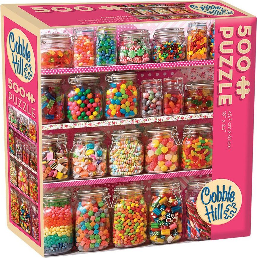 COBBLE HILL Puzzle Police se sladkostmi 500 dílků - obrázek 3