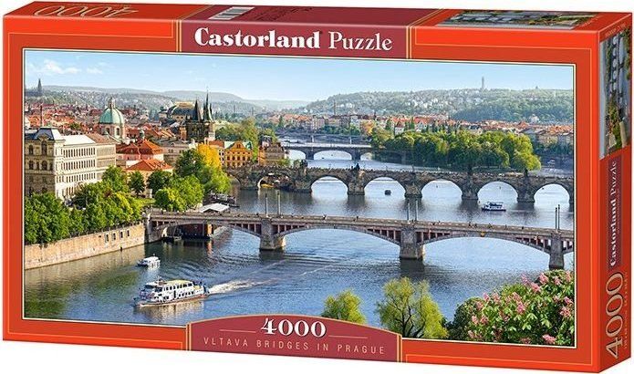 CASTORLAND Puzzle Vltavské mosty 4000 dílků - obrázek 2