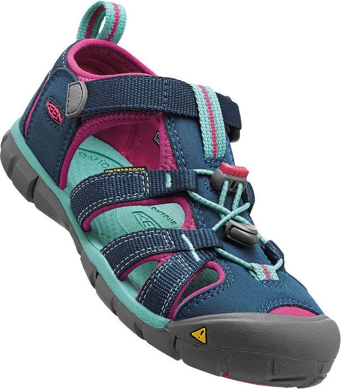 Keen Dětské sandály SEACAMP II C, poseidon/very berry holka 37 - obrázek 1