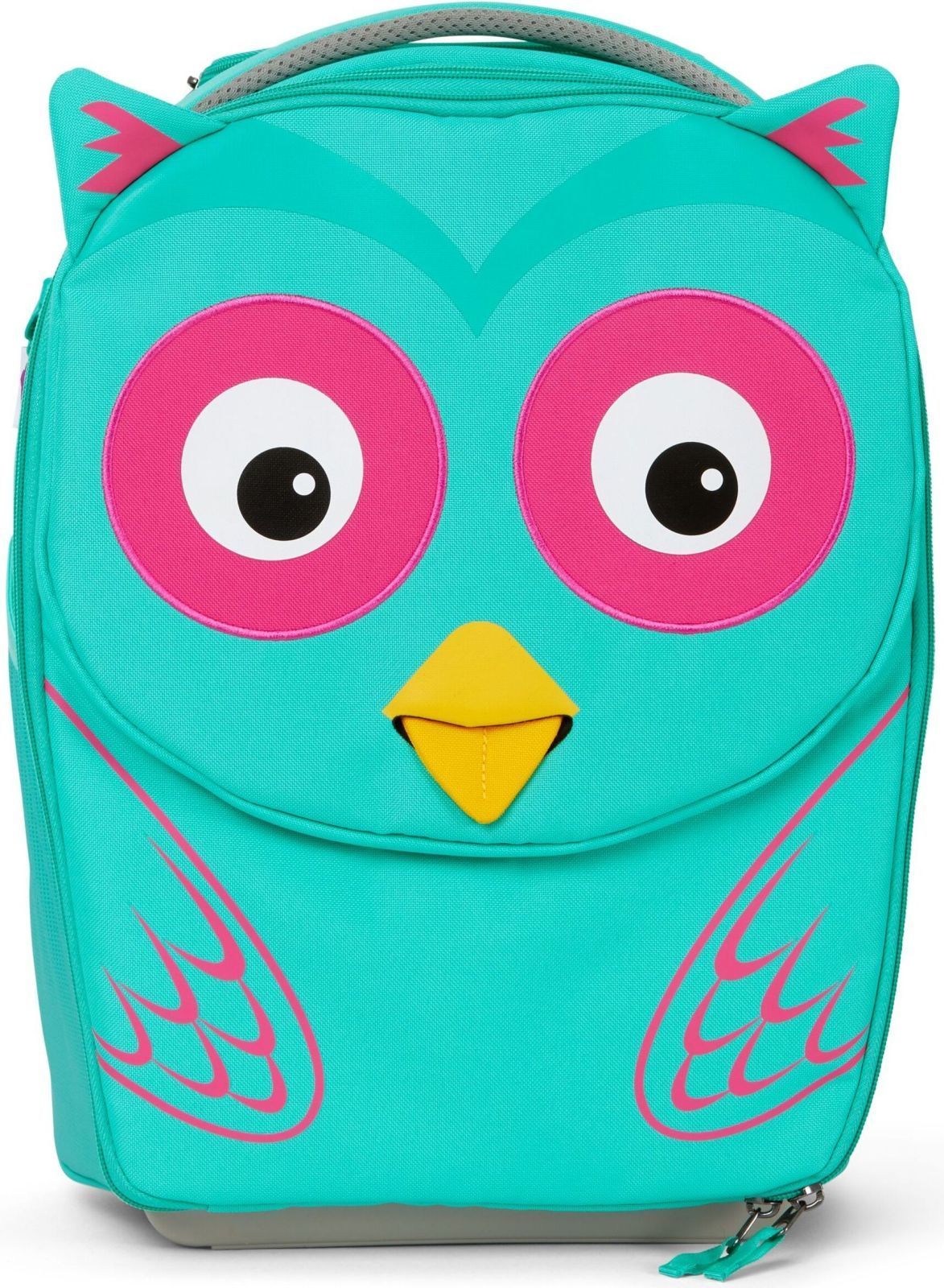 Affenzahn Suitcase Olivia Owl - turquoise uni - obrázek 1