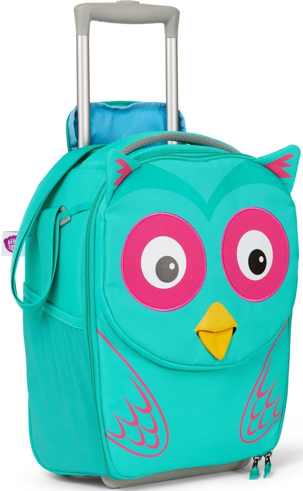 Affenzahn Suitcase Olivia Owl - turquoise uni - obrázek 2