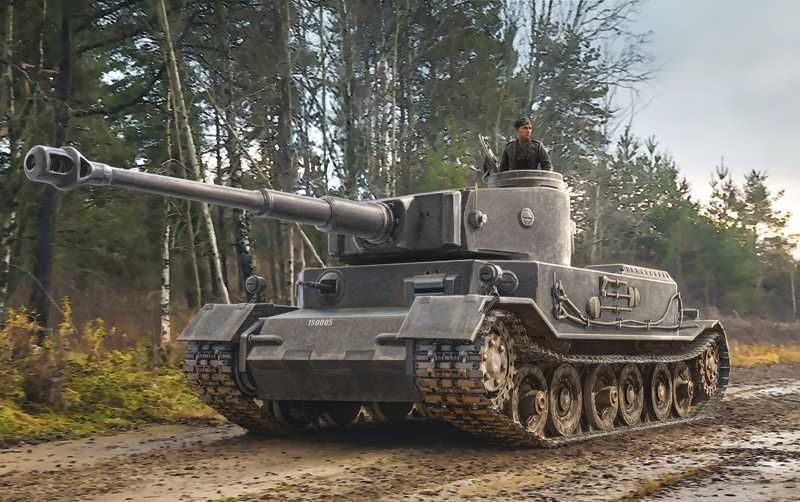 ITALERI Model Kit tank 6565 - VK 4501(P) Tiger Ferdinand (1:35) - obrázek 3