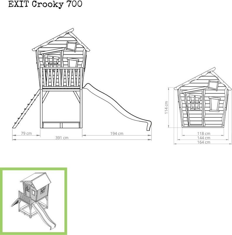 Exit Crooky 700 + DOPRAVA ZDARMA - obrázek 3
