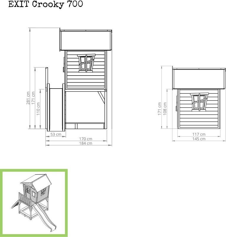Exit Crooky 700 + DOPRAVA ZDARMA - obrázek 4