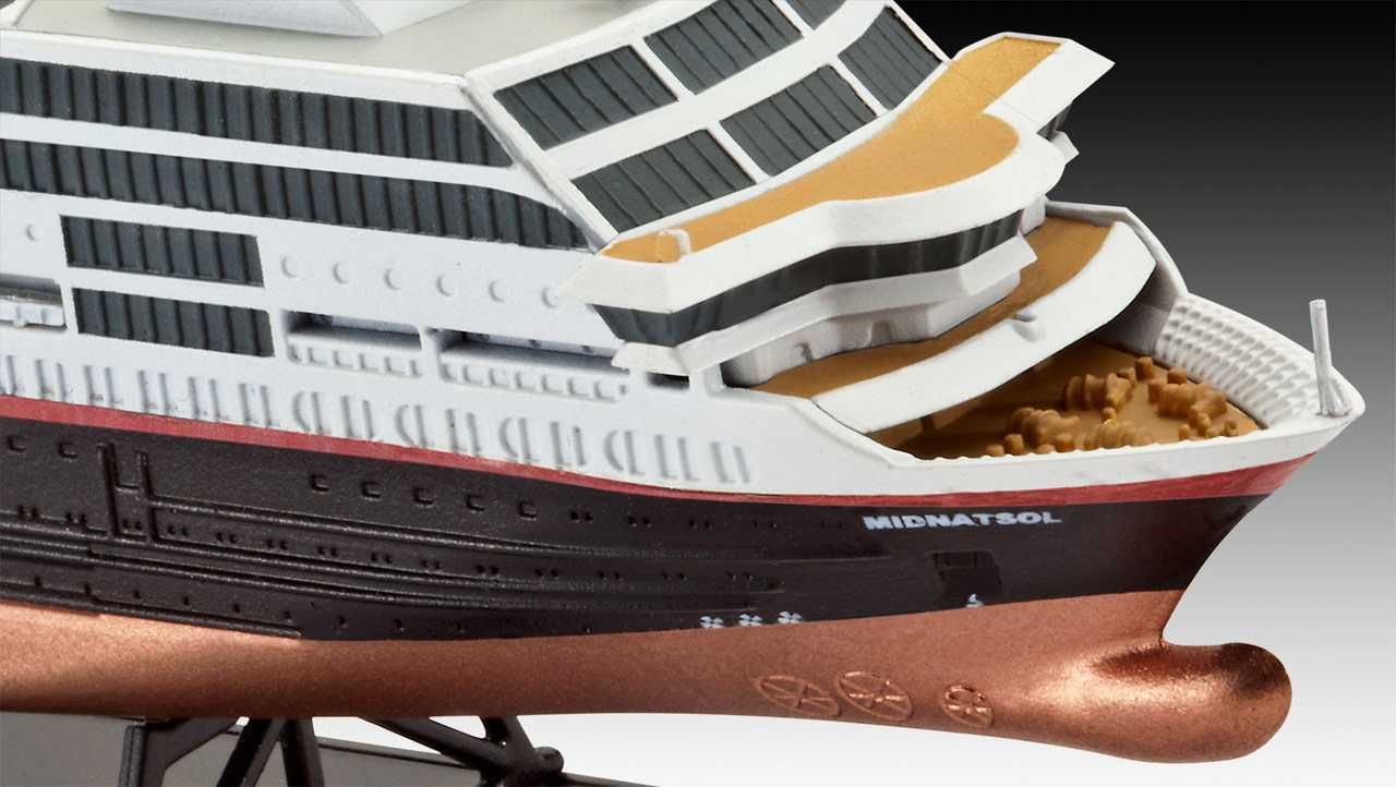 REVELL Gift-Set loď 05692 - 125 Years Hurtigruten TROLLFJORD & MIDNATSOL (1:1200) - obrázek 6