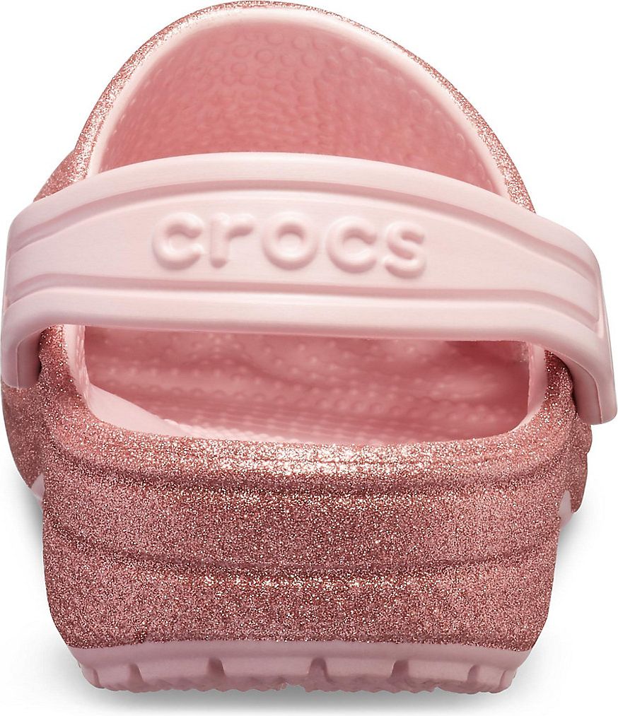 Crocs růžové třpytivé pantofle Classic Glitter Clog Blossom - 29/30 - obrázek 4