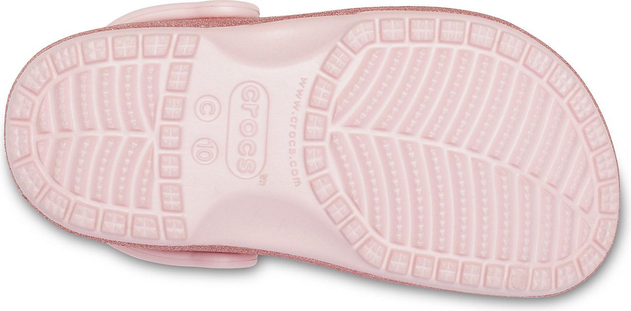 Crocs růžové třpytivé pantofle Classic Glitter Clog Blossom - 29/30 - obrázek 6