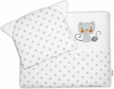 Dětská sada do kočárku Baby Nellys ® Cat - bubble bílá - obrázek 1