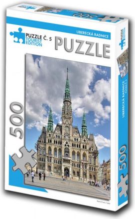 TOURIST EDITION Puzzle Liberecká radnice 500 dílků (č.5) - obrázek 1