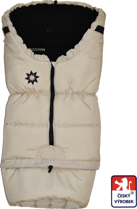 Dětský zimní fusak combi, Dětský svět, béžový/černá, winter sport - obrázek 1