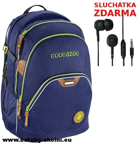 Školní batoh Coocazoo EvverClevver2 Denim Blu certifikát AGR - Doprava Zdarma - obrázek 1