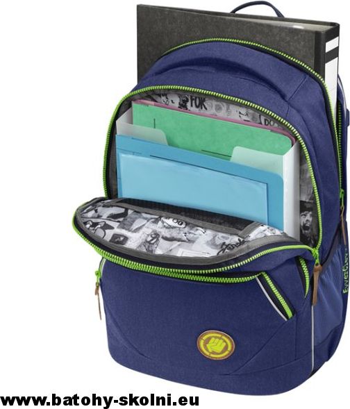 Školní batoh Coocazoo EvverClevver2 Denim Blu certifikát AGR - Doprava Zdarma - obrázek 5