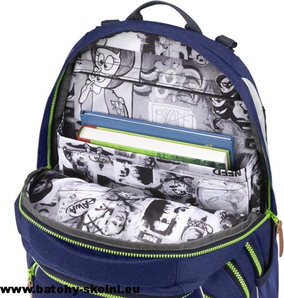 Školní batoh Coocazoo EvverClevver2 Denim Blu certifikát AGR - Doprava Zdarma - obrázek 6