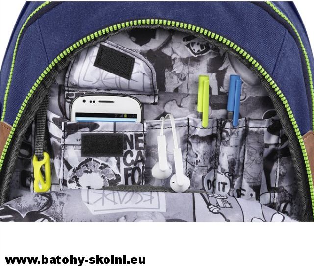 Školní batoh Coocazoo EvverClevver2 Denim Blu certifikát AGR - Doprava Zdarma - obrázek 8