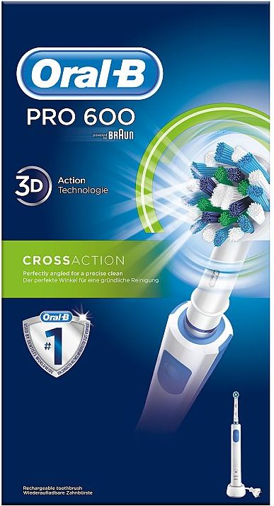 Oral-B Pro 600 CrossAction elektrický zubní kartáček - obrázek 2