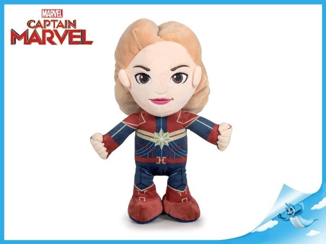Avengers Kapitán Marvel plyš 30cm stojící 0m+ - obrázek 1