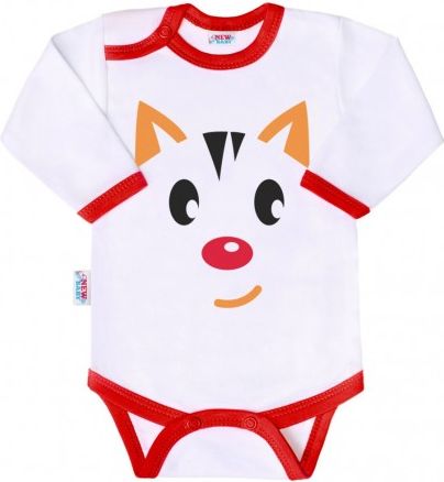 Body s potiskem New Baby Animals kočička, Dle obrázku, 74 (6-9m) - obrázek 1