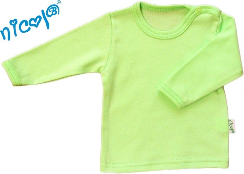Nicol Bavlněná košilka - zelená, VEL. 80 80 (9-12m) - obrázek 1