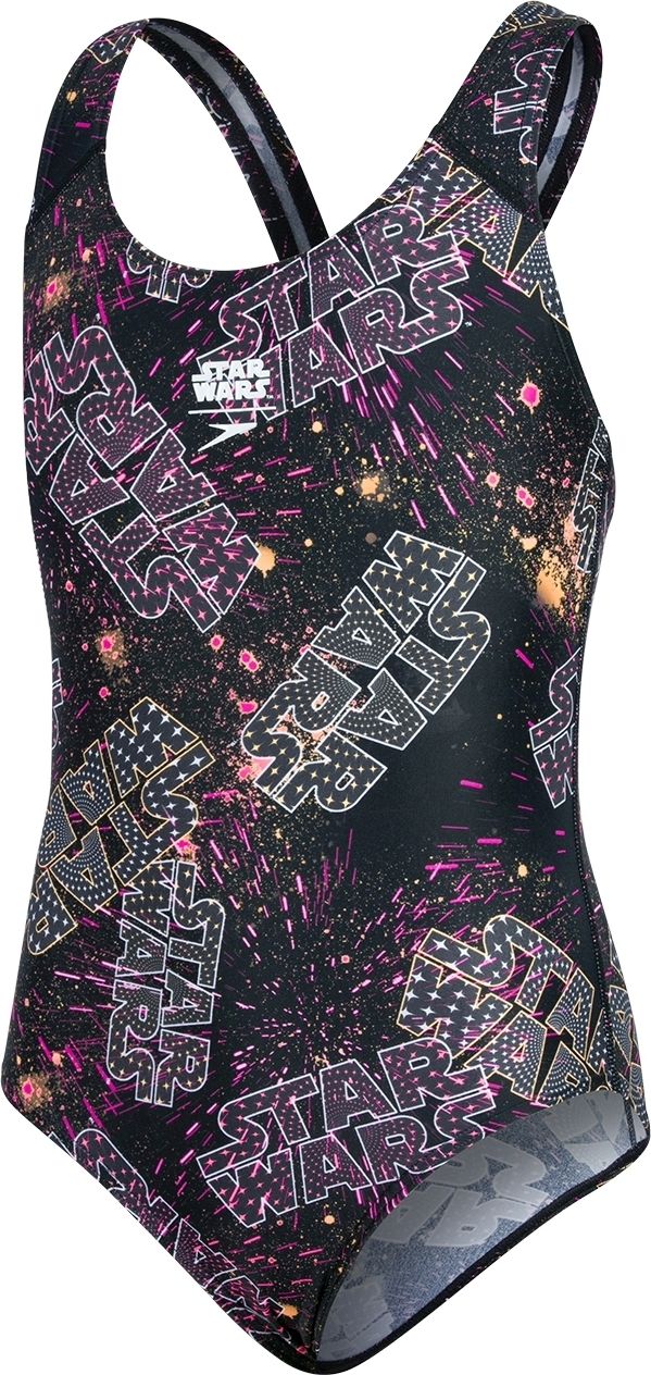 Speedo Star Wars Galaxy BB8 Allover Splashback - logo constellation black/blaze/orange/white 152 - obrázek 1