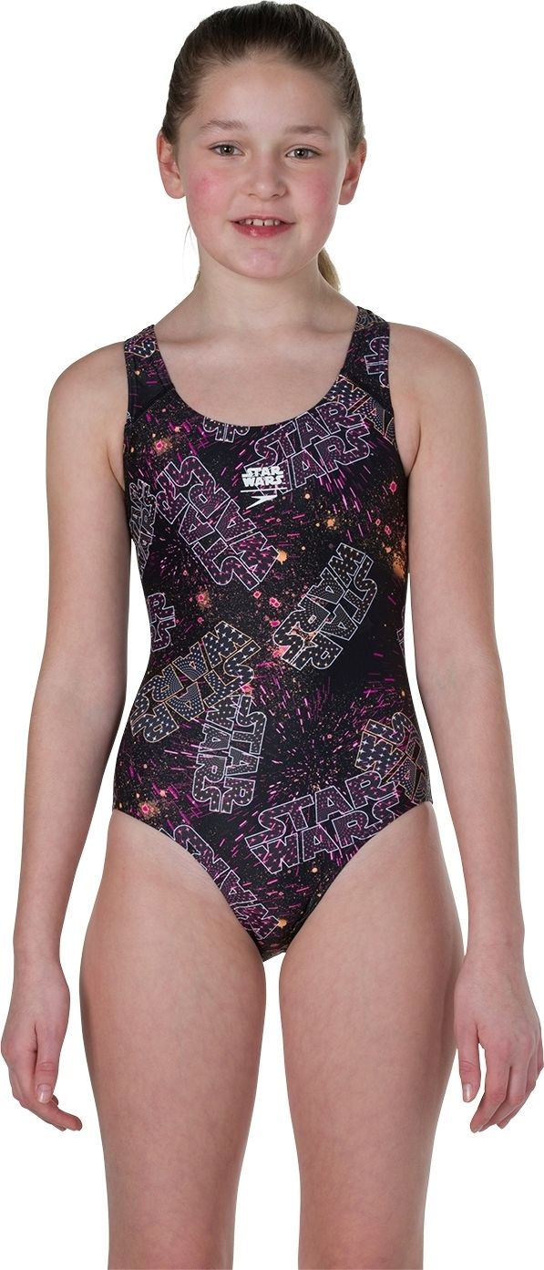 Speedo Star Wars Galaxy BB8 Allover Splashback - logo constellation black/blaze/orange/white 152 - obrázek 2