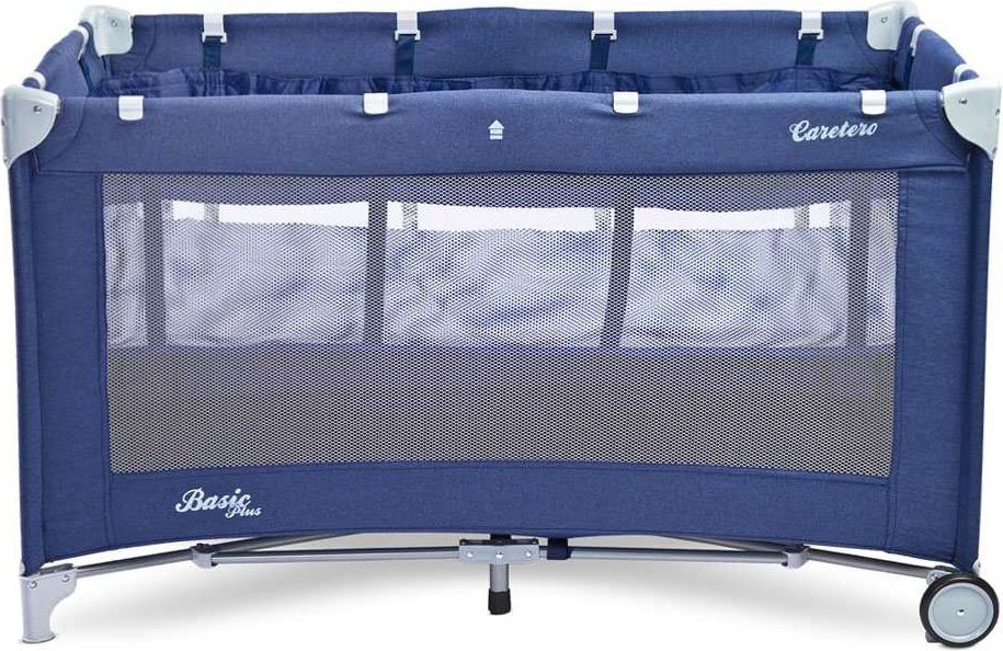 Cestovní postýlka CARETERO Basic Plus 2017 grey - obrázek 2