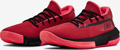 Primary School UA SC 3ZER0 III Tenisky dětské Under Armour | Červená | Chlapecké | 40 - obrázek 2