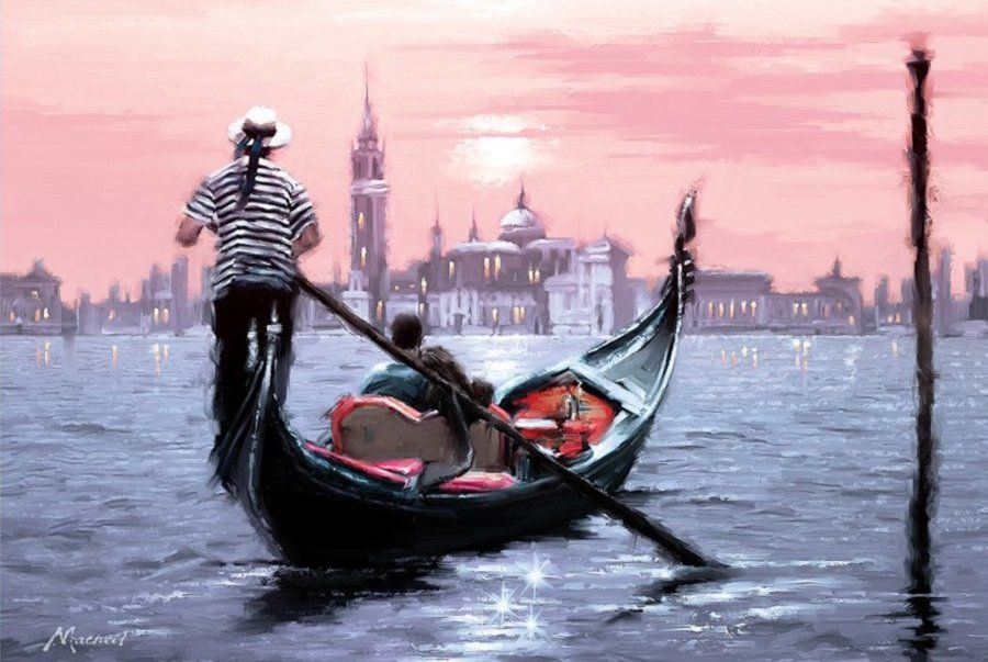 ART PUZZLE Puzzle Při západu slunce 1000 dílků - obrázek 1