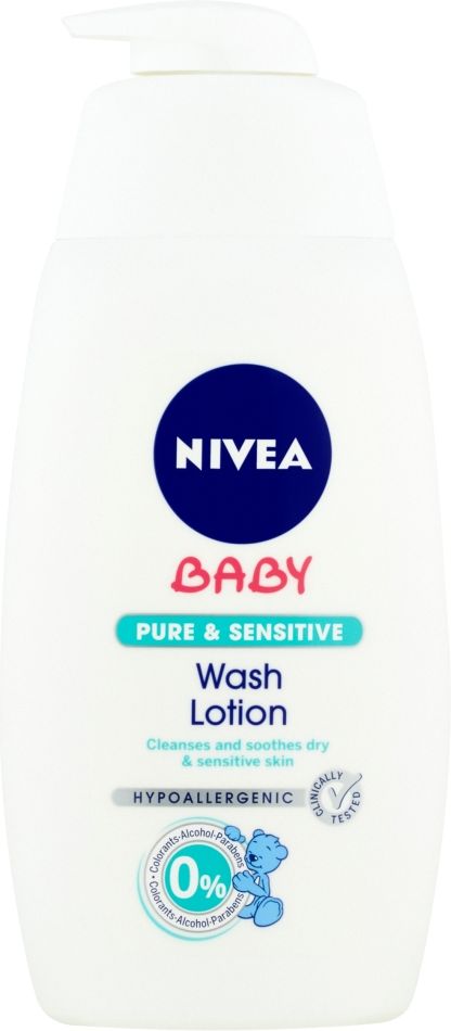 NIVEA Baby pure & sensitive mycí gel (500 ml) - obrázek 1
