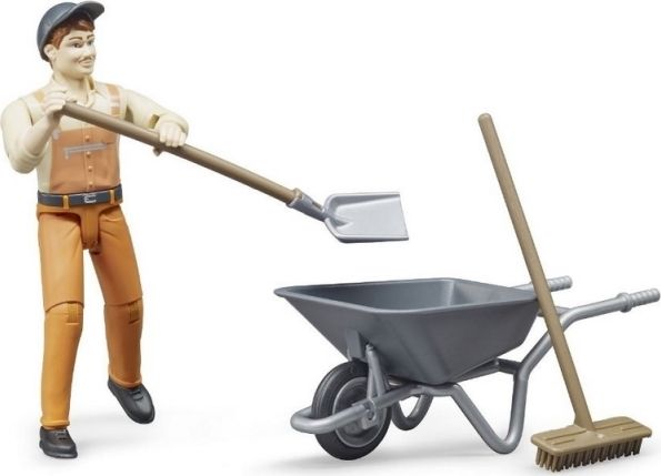 Bruder Set komunal s figurkou - obrázek 4