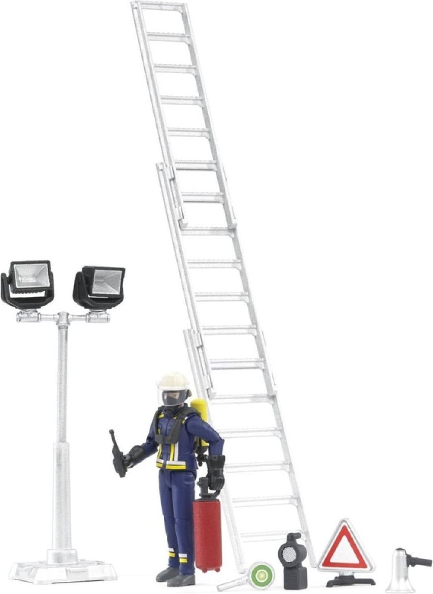 Bruder 62700 Figurka Hasič s příslušenstvím - obrázek 1