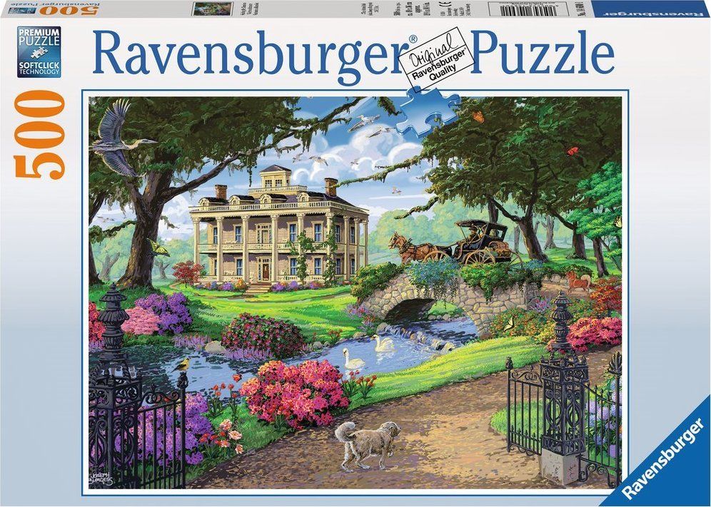 RAVENSBURGER Puzzle Návštěva vily 500 dílků - obrázek 2