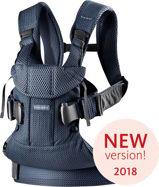 BABYBJÖRN Nosítko One 2018 - Navy blue 3D Mesh - obrázek 2