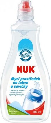 Mycí prostředek na láhve a savičky NUK - 500 ml, Dle obrázku - obrázek 1