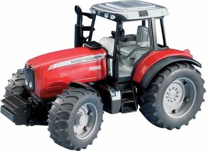 Bruder Traktor MAS. FERUSON.+ skl. vůz červený - obrázek 2