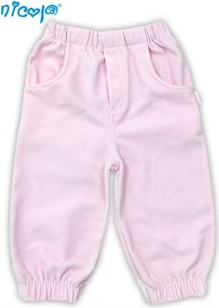Manšestrové kalhoty NICOL LOVELY PONY - růžové - obrázek 1