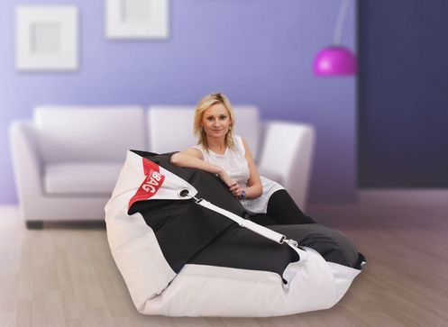 BeanBag duo white black - obrázek 1