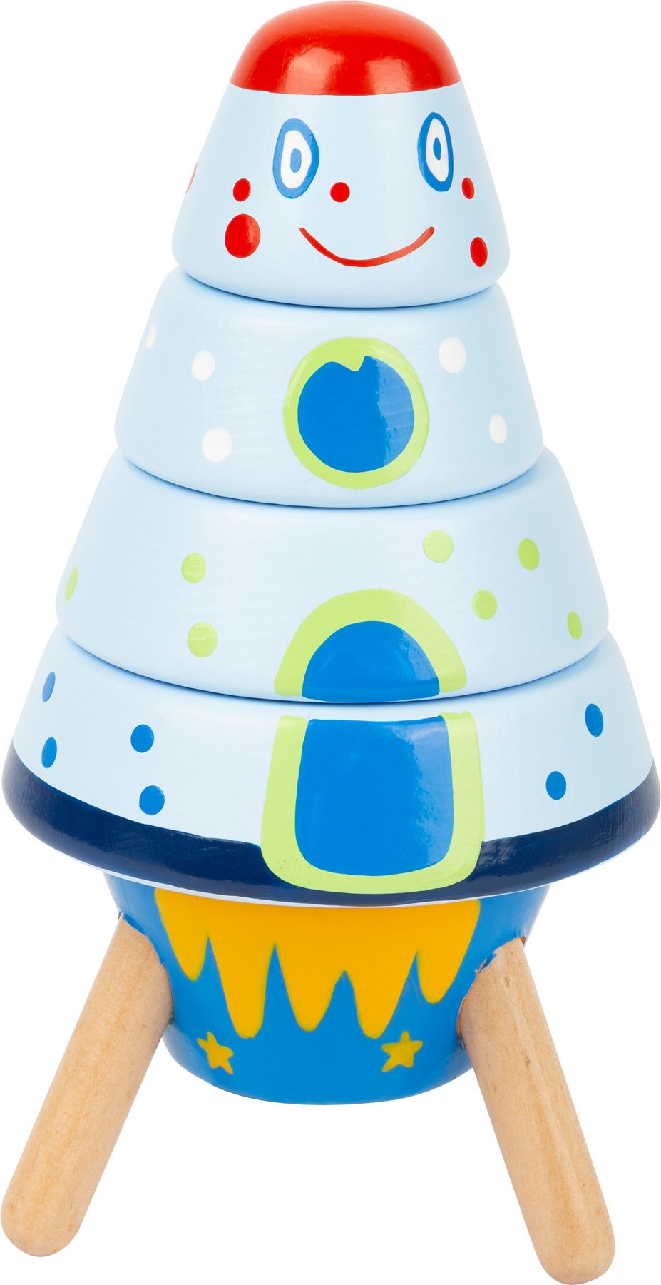 SMALL FOOT BY LEGLER Small Foot Dřevěná raketa Space - obrázek 1